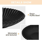 Black Bowl Decor for Home, Small Key/Purse Bowl for Entryway Table - Image 3