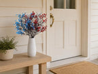 Mandy's 6 Bundles Artificial Red White Blue Baby’s Breath Flowers - Image 5