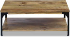 Solid Mango Wood Coffee Table - Image 6
