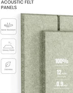 Fluxynara Felt Bulletin Board & Cork Board Alternative 36'' x 24'' - 6 Pack - Image 4