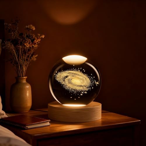 Galaxy Crystal Ball 2.4 inch Universe Gifts for Men Space Lovers - Image 2