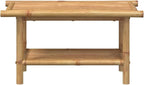 Natural Bamboo Coffee Table - Image 4