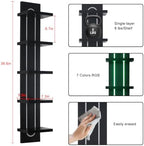Homaterial 5-Tier Foating Shelves with Built-in LED Lights - Image 3