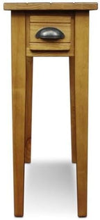 Maykoosh Country Cottage One Drawer Bin Pull Side Table, Solid Wood Construction - Image 5