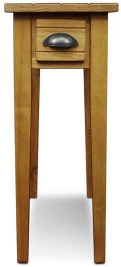 Maykoosh Country Cottage One Drawer Bin Pull Side Table, Solid Wood Construction - Image 5