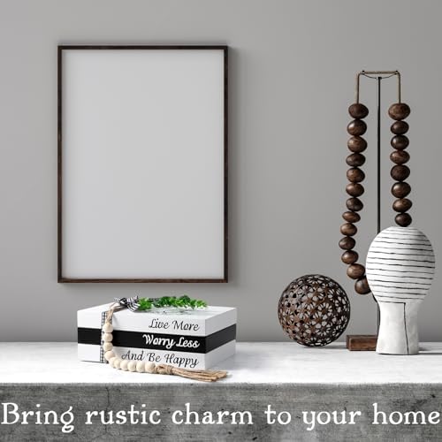 Capoda 3 Pcs Decorative Books for Home Decor, Smile - Image 3