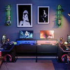 Homaterial 5-Tier Foating Shelves with Built-in LED Lights - Image 6