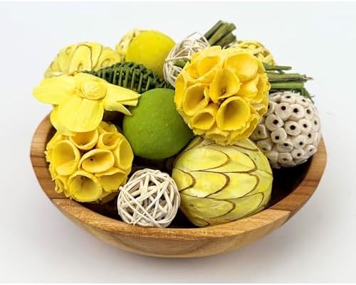 ANDALUCA Decorative Balls Orbs Bag (Yellow) - Image 3
