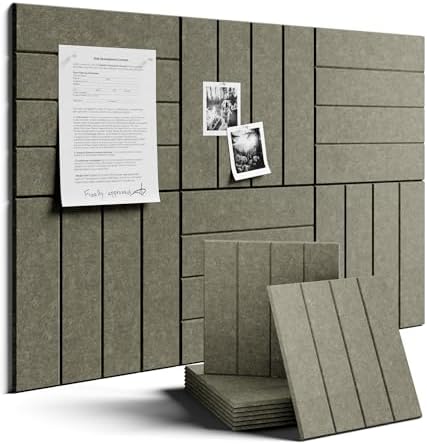 Fluxynara Felt Bulletin Board & Cork Board Alternative 36'' x 24'' - 6 Pack by FLUXYNARA