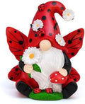 Ladybug Gnome Figurine Garden Decor Ladybug Gifts for Women by AllaboutGnomesDecor