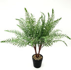 CATTREE Artificial Boston Fern Plants, Fake Ferns Shrubs Plastic Faux Greenery Bushes for Indoor Outdoor Decor Home Kitchen Table Vase Garden Verandah Porch Planter Filler Plant DIY Decorations 4 Pack - Image 7