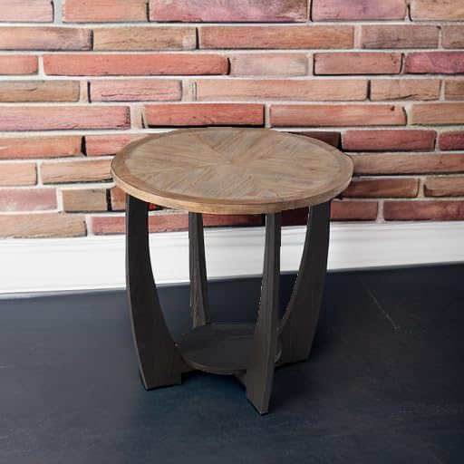 COZAYH Rustic Farmhouse End Table - Image 2