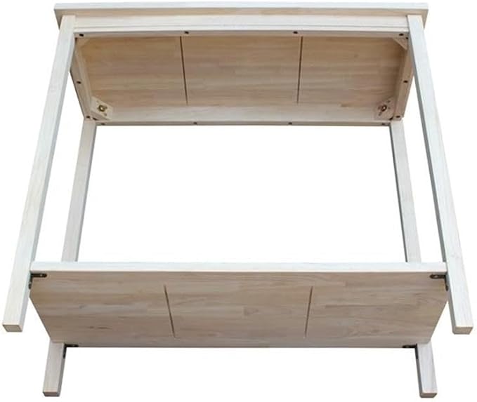 IC International Concepts, Portman Accent Table, Solid Real Wood, Sturdy - Image 7