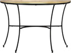 Solid Reclaimed Wood Side Table by Unknown