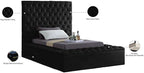 Meridian Furniture Bliss Collection Modern | Contemporary Velvet Upholstered Bed - Image 7