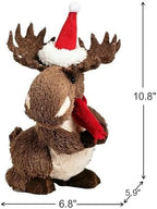 naturevibe 10.8 Inch Sisal Moose Figurine for Rustic Christmas Decorations - Image 2