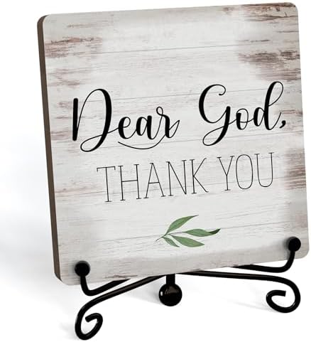Home Decor, Farmhouse Shelf Decor For Living Room, Boho Aesthetic Table Decorations, Christian Gifts For Women Men, Entryway Tv Stand Fireplace Mantle Coffee Table Decoration (god-13) by JUSITAKEET
