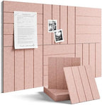 Fluxynara Felt Bulletin Board & Cork Board Alternative 36'' x 24'' - 6 Pack by FLUXYNARA