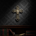 Comfy Hour 13.3 Inch Wall Crosses for Home Decor, Ornate Decorative Cross - Image 7