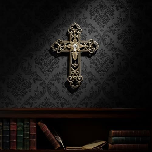 Comfy Hour 13.3 Inch Wall Crosses for Home Decor, Ornate Decorative Cross - Image 7
