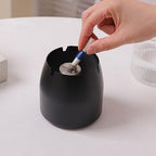 Ashtray with Lid for Cigarette, Stainless Steel Smokeless Odorless Windproof Ashtrays for Home Office Tabletop Outside Patio Outdoor Balcony(3.54"x3.0"x3.38") - Image 6