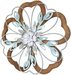 Layered Flower Metal Wall Decor,Rustic Farmhouse Wall Art for Living Room - Image 3