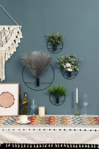Pretty Jolly Boho Eucalyptus Wall Decor Gold Metal Wall-Mounted Art - Image 7
