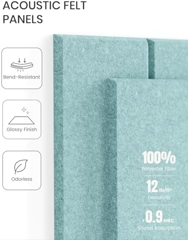 Fluxynara Felt Bulletin Board & Cork Board Alternative 36'' x 24'' - 6 Pack - Image 4