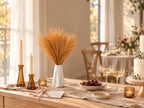 Mandy's 20 Stems Orange Silk Pampas Grass Bouquet - Image 5