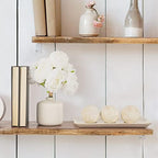 Creative Scents Rustic Luxe Decorative Tray and Orb Set - Centerpiece Table Decorations for Coffee Table Decor - Modern Farmhouse Decor - Decorative Accents Bowl with Balls for Dining Table Decor - Image 3