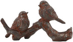 Braxio Bird Figurines Home Decor – Resin Tabletop Vintage Distressed Birds on Branch, Rustic Farmhouse Decor for Living Room, Bedroom, Office, 6 x 2.3 x 3.4 Inches by BRAXIO