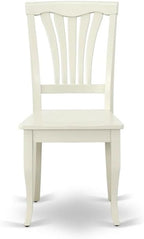 East West Furniture AVC-LWH-W Avon Dining Chairs - Image 5
