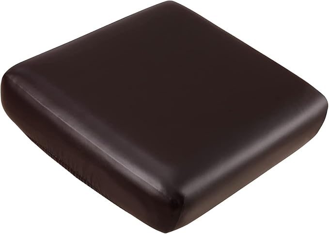 Fuloon Faux Leather Couch Cushion Slipcover, Waterproof Stretch Covers - Image 9