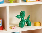 4 Inch Glossy Green Balloon Dog Sculpture - Image 4
