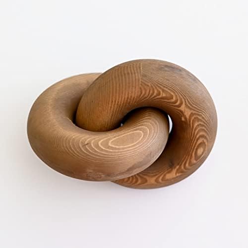 Rool Coffee Table Decor Bookshelf Decor Accents Wood Knot Decor Chain Link by RoolMeaningfulHomeDecor