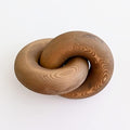 Rool Coffee Table Decor Bookshelf Decor Accents Wood Knot Decor Chain Link by RoolMeaningfulHomeDecor