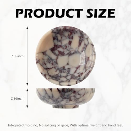 Luxury Natural Marble Decorative Bowl, Centerpiece Catchall Tray Home Decor - Image 3