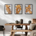 Modern Wood Wall Decor- Natural wood Handcrafted Rustic Charm for Your Home - Perfect for Living Room, Bedroom,Kitchen,or Office - Image 7