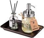 SheeChung Metal Vanity Tray, Bathroom Counter Storage Tray, Bronze 2 Pack - Image 3