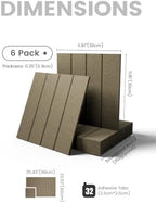 Fluxynara Felt Bulletin Board & Cork Board Alternative 36'' x 24'' - 6 Pack - Image 2