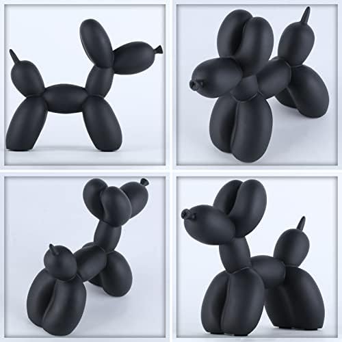 Creative Balloon Dog Sculpture Modern Home Decoration Trendy Animal Art Ornaments Collection Figurine Bedroom Living Room Office Desktop Resin Decors - Image 4