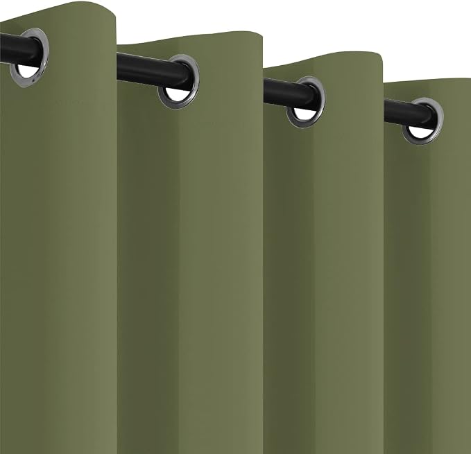 Yakamok Sage Room Darkening Window Curtains 52x36 Inch - Image 7