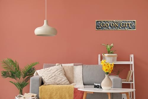 Go On Git Street Sign Retro Funny Wall Decor Metal Tin Signs Fall Season Horror Theme Inappropriate Humor Bar Home College Dorm Decor 16x4 in - Image 4