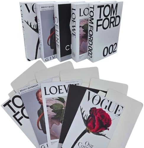 Decorative Faux Books for Home Decor, Foldable Fake Book Set, 5 Pieces - Image 4