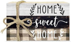 Decorative Books For House Decor, Faux Wood Book Stack Decor, Home Sweet Home Funny Stack Book Decors, Stacked Display Books For House Nightstand Decoration Housewarming Gift, Three Pieces -C(03) by Unknown
