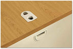 HON Double Pedestal Desk, 60 by 30 by 29-1/2-Inch, Harvest/Putty - Image 2