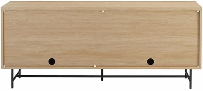 Walker Edison Reema Fluted 4-Door Kitchen Sideboard Buffet Console, 69 Inch - Image 6