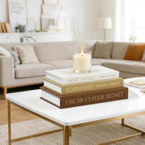 Set of 3 Decorative Books for Home Decor, Linen Faux Books for Coffee Table, Bookshelf or Mantel, Aesthetic Fake Book Storage Boxes with Magnetic Snap for Photo Organization & Keepsakes Box - Image 4