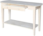 International Concepts Phillips Oval Sofa Table, Unfinished - Image 4
