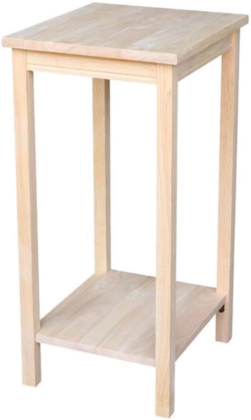 IC International Concepts, Portman Accent Table, Solid Real Wood, Sturdy - Image 3